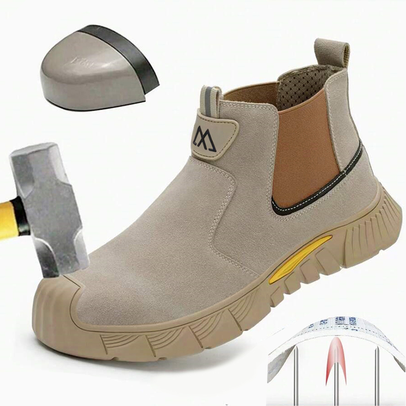Leather Work Factory - Factory Grade Men's Safety Shoes Comfort