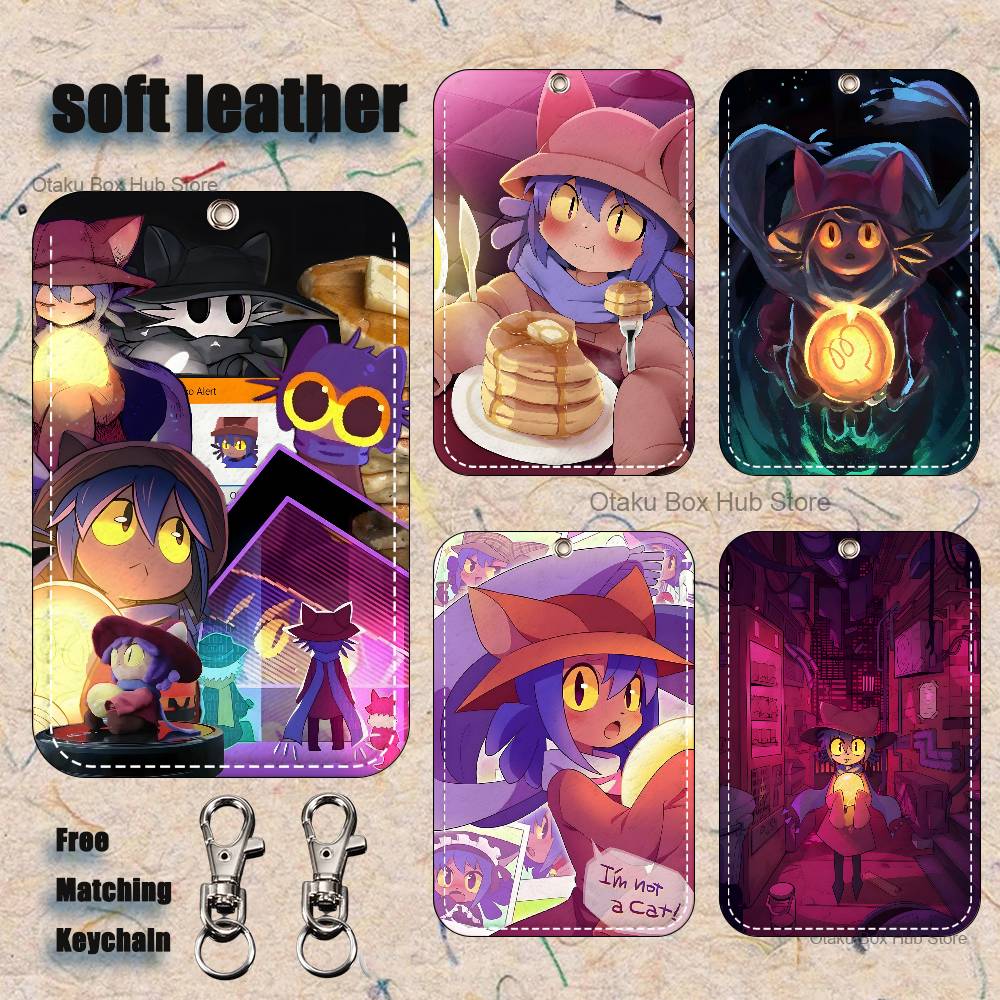 Leather Work - Anime N-Niko O-OneshotS Holder Keychain For