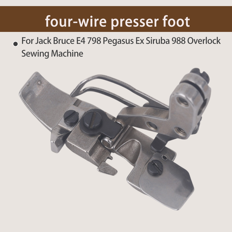 1PCS Four-Thread Presser Foot  - Waxed Thread Linen ulasan dan harga