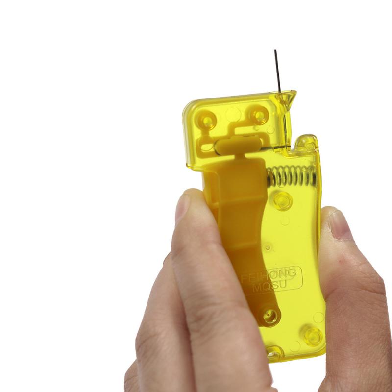 1PC Auto Needle Threader DIY H - Waxed Thread Linen ulasan dan harga