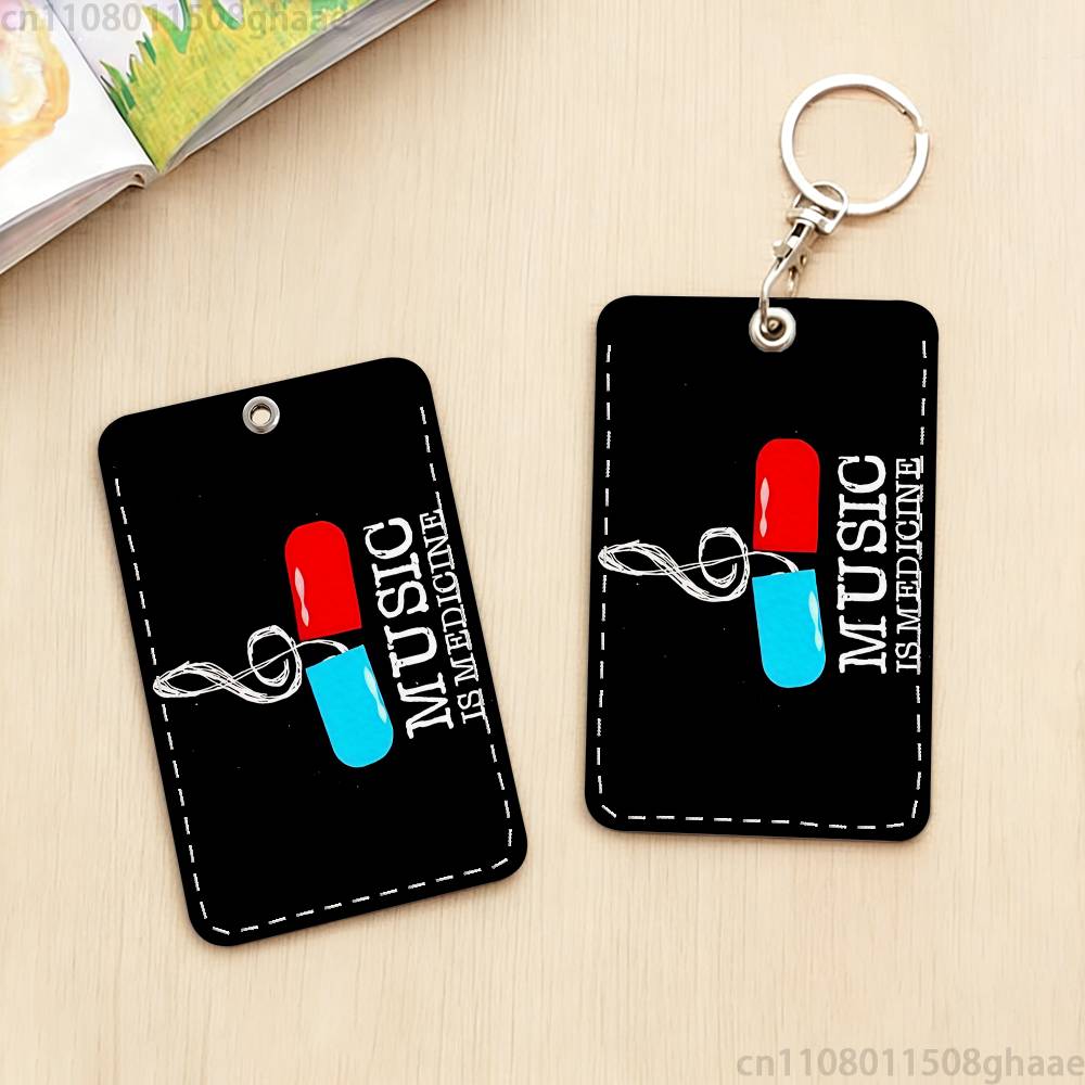 MUSIC IS MY DRUG Holder Keycha - Leather Work In My Area ulasan dan harga
