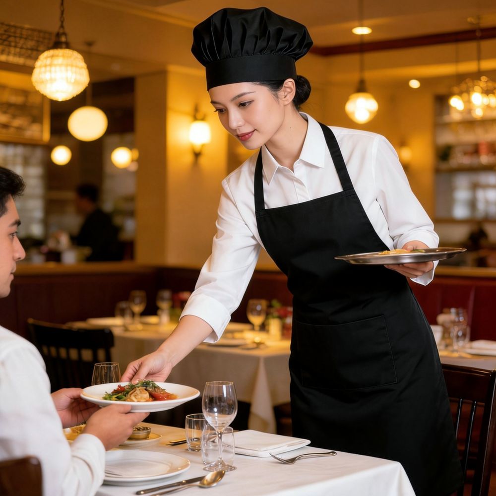 Leather Cooking Apron Chef Hat - Leatherwork Apron ulasan dan harga