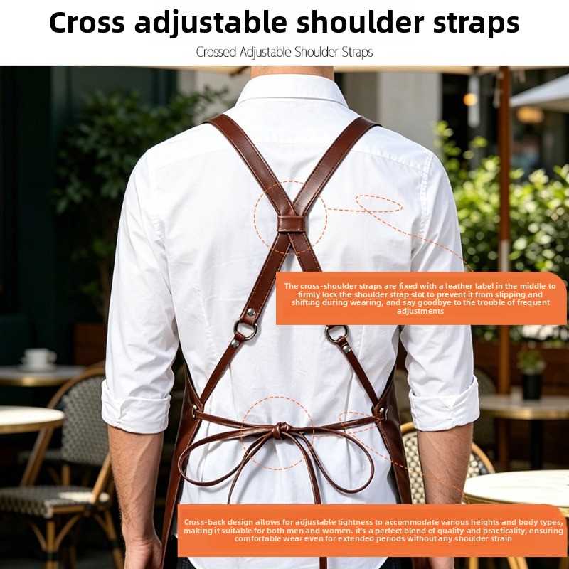 High Quality Simple Retro New  - Leatherwork Apron ulasan dan harga