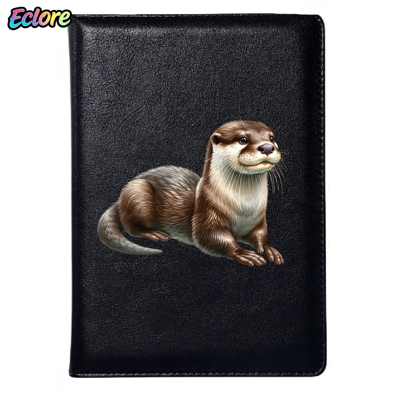 Lifelike Otter Animal PU Leath - Leather Work Diary Covers ulasan dan harga
