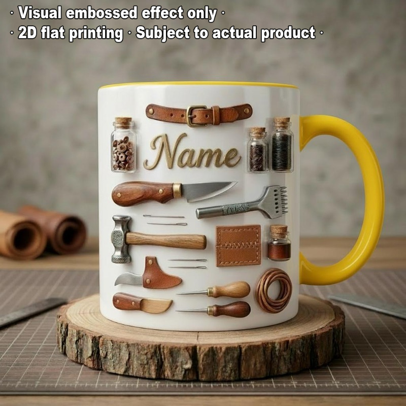 Custom Engraved Name Text Patt - Leatherworker Name ulasan dan harga