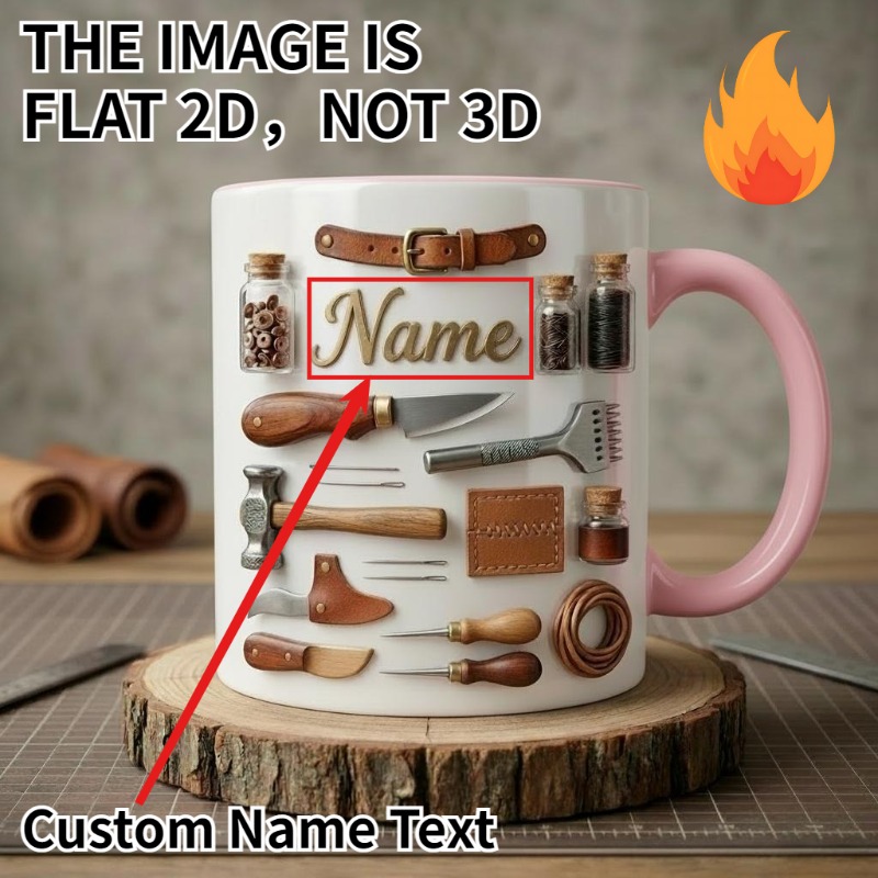 Custom Engraved Name Text Patt - Leatherworker Name ulasan dan harga