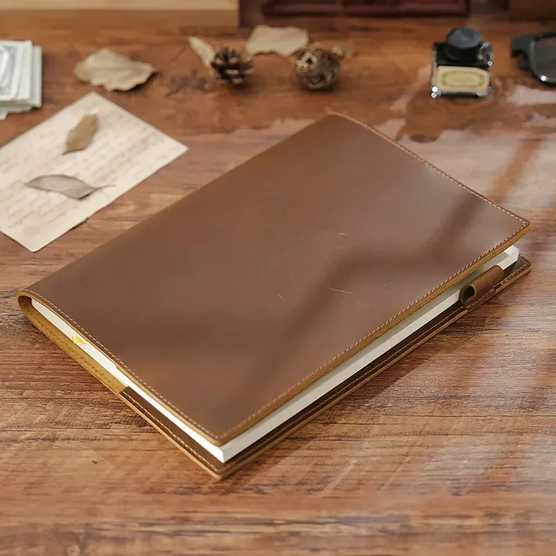New Vintage Leather B5 Journal - Leather Work Diary Covers ulasan dan harga