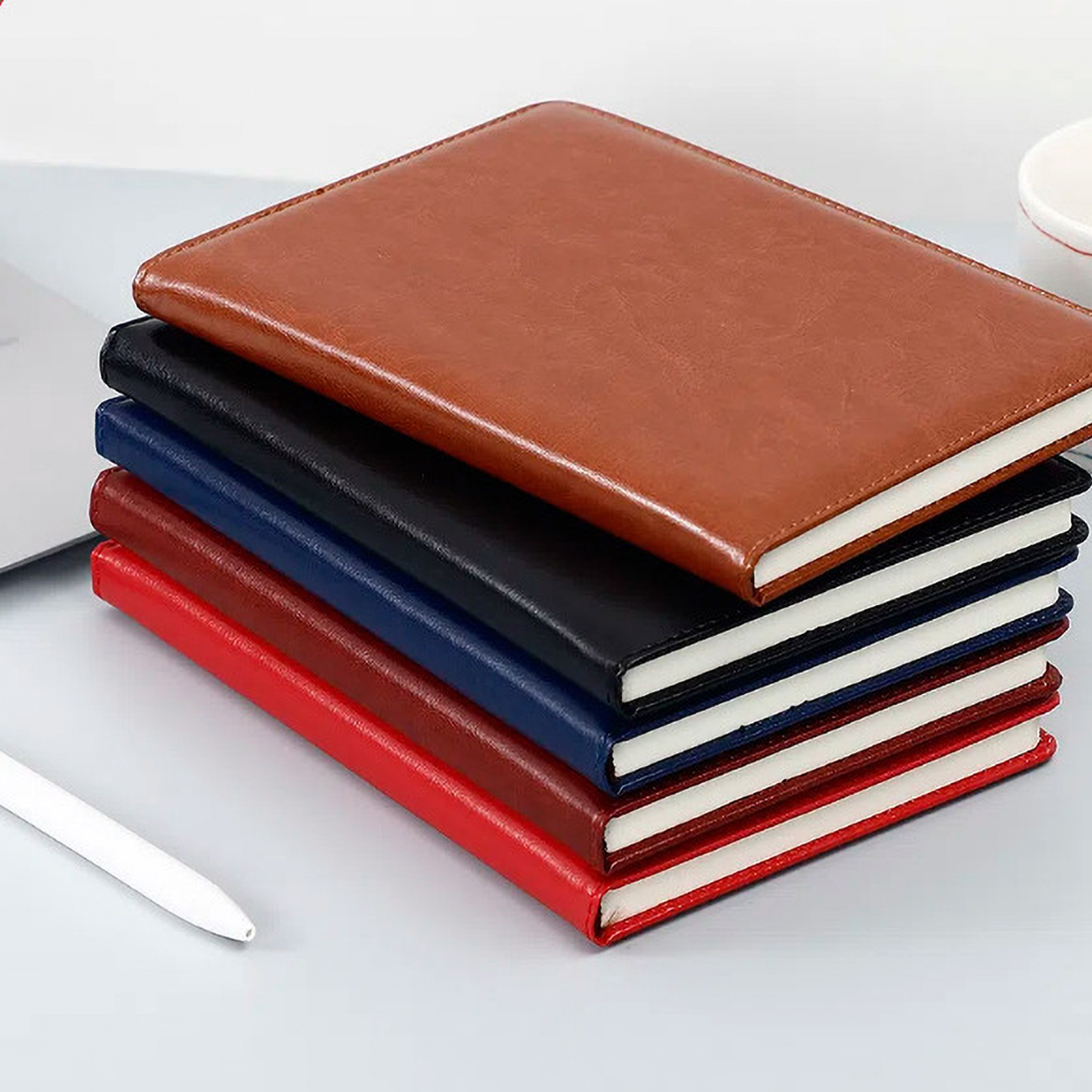 Hand Drawn Heart Retro Leather - Leather Work Diary Covers ulasan dan harga