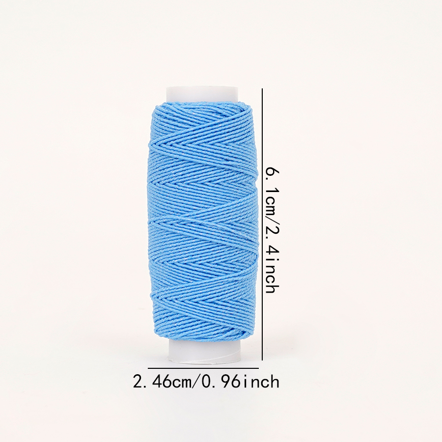 18-Color 0.6mm Ultra-Fine Elas - Waxed Thread Linen ulasan dan harga