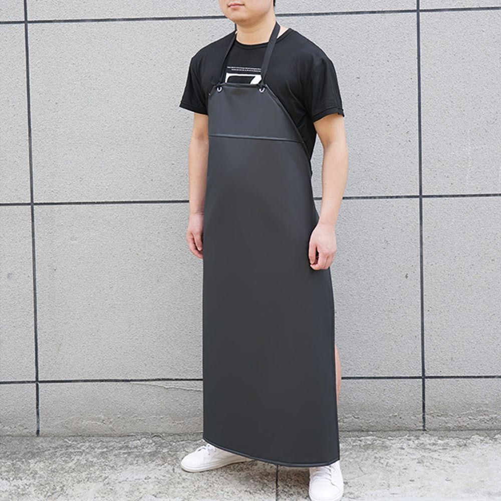 Durable PU Leather Kitchen Apr - Leatherwork Apron ulasan dan harga