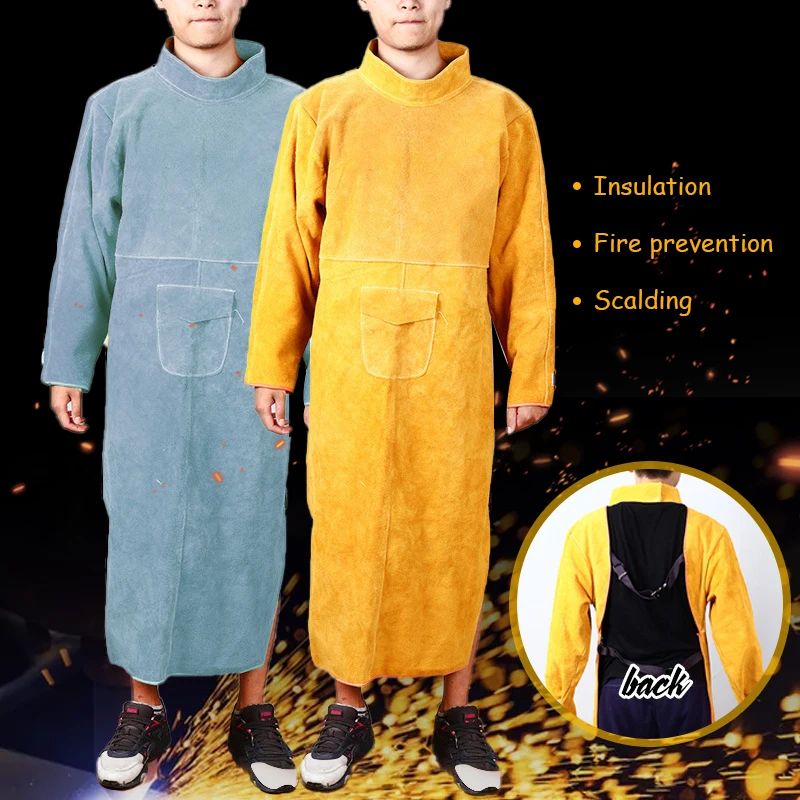 Cowhide Leather Anti-scalding  - Leatherwork Apron ulasan dan harga