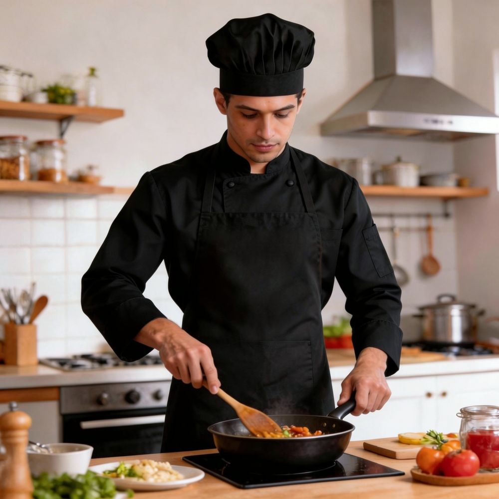 Waterproof Leather Cooking Apr - Leatherwork Apron ulasan dan harga