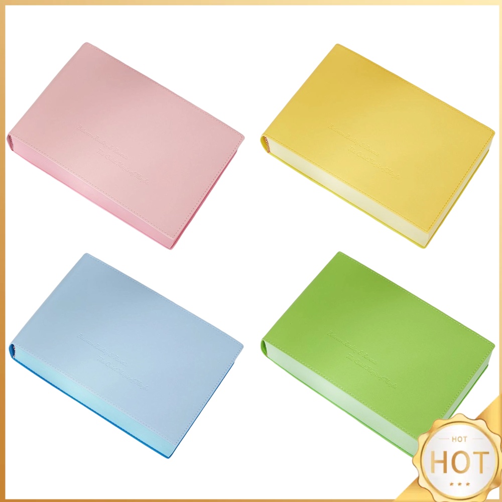 Thickened Color Brick Notebook - Leather Work Diary Covers ulasan dan harga